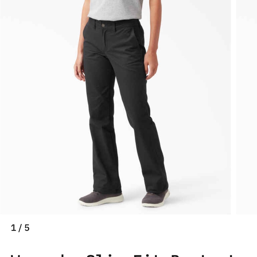 Dickies Black Boot Cut Pants